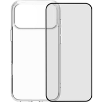 Koop BlueBuilt Protective Back Cover iPhone 17 Pro Max Transparant + BlueBuilt iPhone 17 Pro Max Screenprotector Glas - 6151127473483