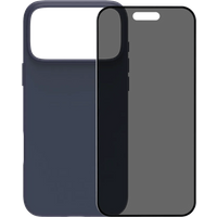 Koop BlueBuilt Protective Back Cover met MagSafe iPhone 17 Pro Max Blauw + BlueBuilt iPhone 17 Pro Max Privacy Screenprotector Glas - 6151127514513