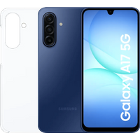 Koop Samsung Galaxy A17 128GB Blauw 5G + Samsung Back Cover Transparant - 6151125516540