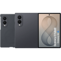 Koop Samsung Galaxy Z Fold 8 256GB Zwart 5G + Siliconen Back Cover met Magneet Zwart - 6151149222236