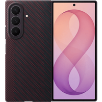 Koop Samsung Galaxy Z Fold 8 Ultra Carbon Back Cover met Magneet Rood - 8806099238117
