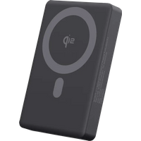 Koop BlueBuilt Draadloze Powerbank met MagSafe en Qi2 10.000 mAh met Snelladen Zwart - 8720627635387