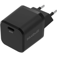 Koop BlueBuilt 65W GaN Usb C Oplader Zwart - 8720627633031
