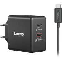 Koop Lenovo Dual Usb C 65W GaN Oplader - 0195892129134