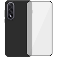 Koop BlueBuilt OnePlus Nord 5 Back Cover Zwart + Screenprotector Glas - 6151132277205
